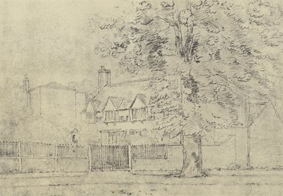 The Manor House, c 1770 (hlubotisk) od English School