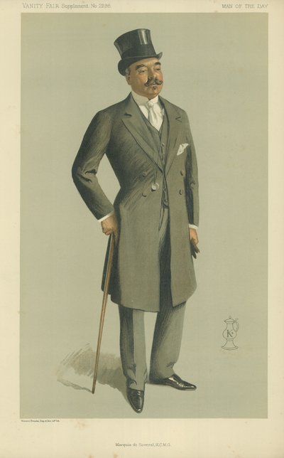 Marquis de Soveral, karikatura z časopisu Vanity Fair, 13. listopadu 1912 od English School