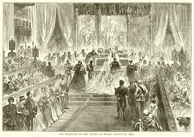 Svatba prince z Walesu, 10. března 1863 od English School