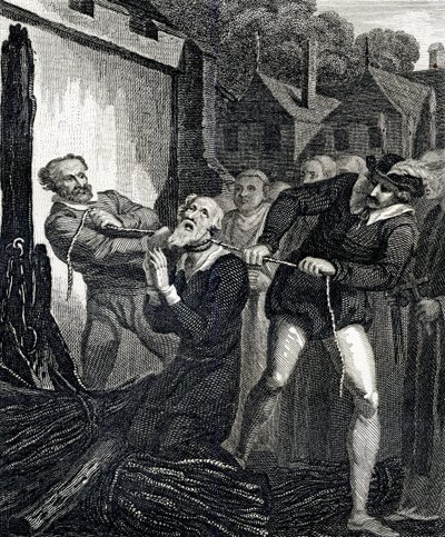 Mučednická smrt Williama Tyndalea od English School