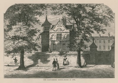Marylebone School House v roce 1780 od English School