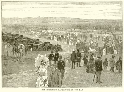 Melbourne Race-Course na Cup Day od English School