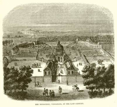 Zvěřinec, Versailles, v minulém století od English School