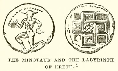 Minotaurus a krétský labyrint od English School
