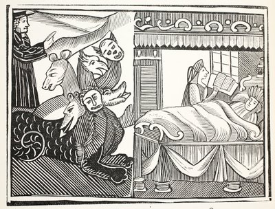 The Miracle of Miracles, ilustrace z Chap-books of the Eighteenth Century od Johna Ashtona, pub. 1882 od English School