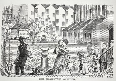 The Momentous Question, ilustrace z Punch od English School