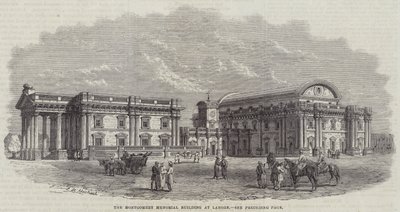 Montgomery Memorial Building v Lahore (rytina) od English School