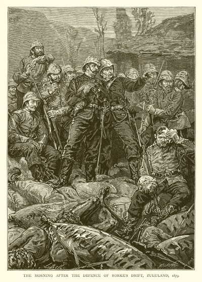 Ráno po obraně Rorkes Drift, Zululand, 1879 od English School