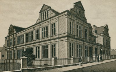 Muzeum, Ipswich (litografie) od English School