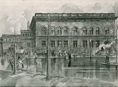 Národní portrétní galerie na Trafalgarském náměstí od English School