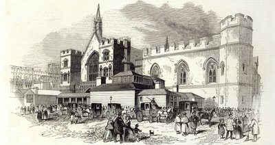 The New Committee Rooms, House of Commons, z „The Illustrated London News“, 22. února 1845 (rytina) od English School
