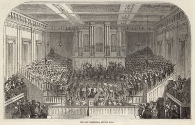 The New Orchestra, Exeter Hall, Londýn od English School