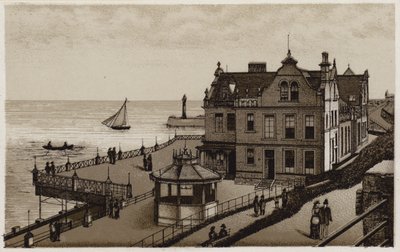 The New Saloon, Whitby (litografie) od English School