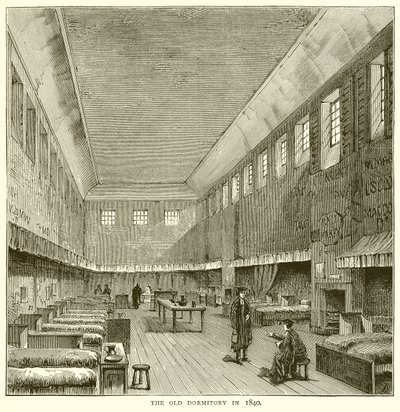 Stará kolej v roce 1840 od English School