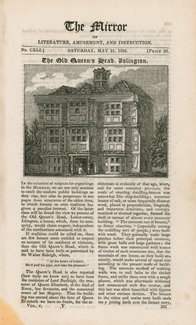 The Old Queens Head, Islington od English School