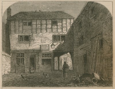 Starý červený lev zepředu od English School