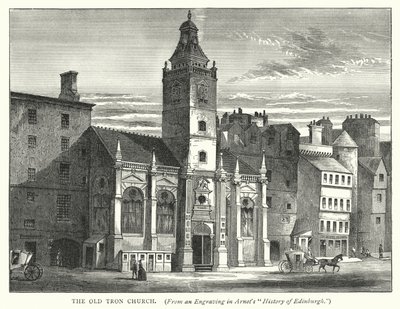 The Old Tron Church (rytina) od English School