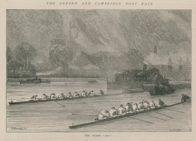 Závod lodí v Oxfordu a Cambridge od English School