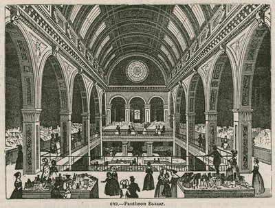The Pantheon Bazaar, Oxford Street, Londýn od English School