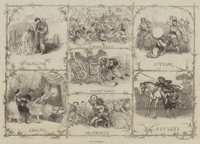 The Pantomimes (rytina) od English School