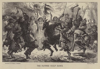 Tanec se skalpy Pawnee (rytina) od English School