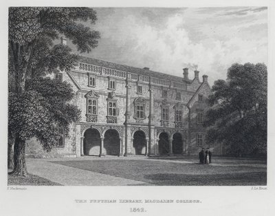 Pepysian Library, Magdalen College, 1842 od English School