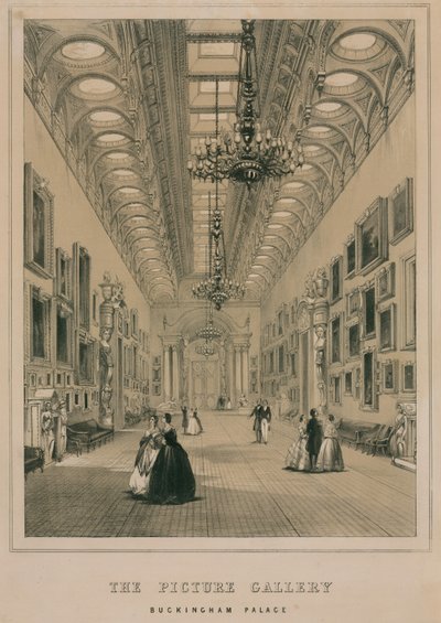 Obrazárna, Buckinghamský palác od English School