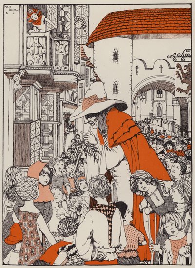 Krysař (barevná litografie) od English School