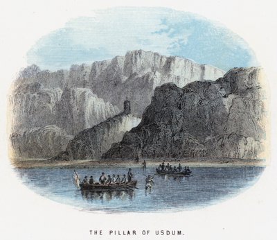 The Pillar of Usdum (barevná rytina) od English School