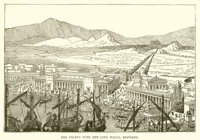 Pireus s dlouhými zdmi, obnoven od English School