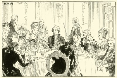 Bramborová hostina (inkoust na papíře) od English School