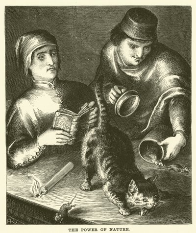 Síla přírody (rytina) od English School