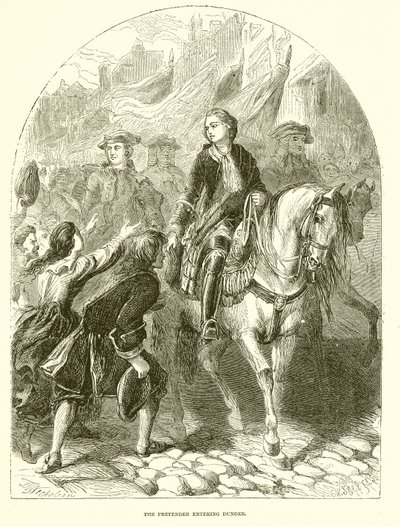 Předvádějící vchází do Dundee od English School