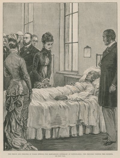 Princ a princezna z Walesu otevírají Marylebone Infirmary v Notting Hill od English School
