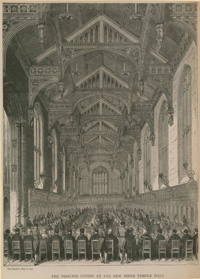 Princezna Louise v novém Inner Temple Hall od English School