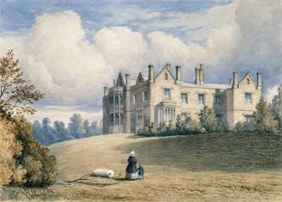 The Priory, Stalybridge (wc na papíře) od English School