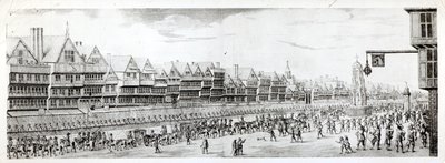 Procesí Marie de Medici podél Cheapside, 1638, publikoval William Herbert (1771-1851) a Robert Wilkinson (fl.1785-1825) 1809 od English School