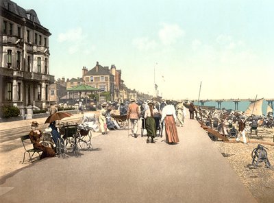 The Promenade, Deal (ručně kolorovaná fotografie) od English School