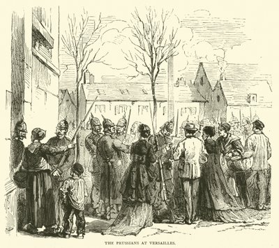 Prusové ve Versailles, leden 1871 od English School