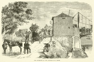 Prusové u mostu svatého Denise, leden 1871 od English School