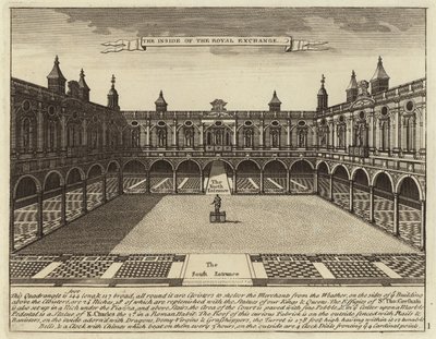 Čtyřúhelník uvnitř Royal Exchange od English School