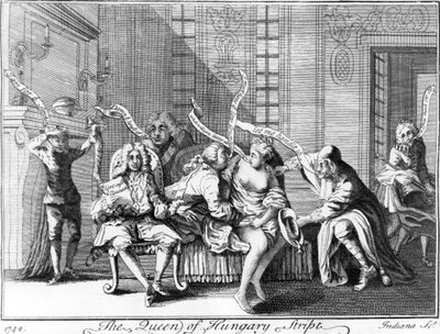 Stript uherské královny, 1742 od English School