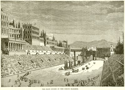 Závodní dráha v Circus Maximus od English School