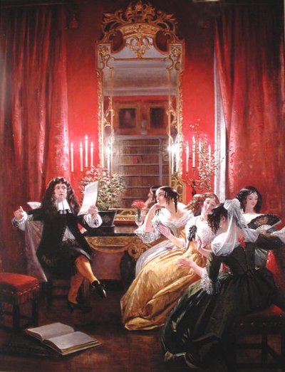 Recitál (olej na plátně) od English School