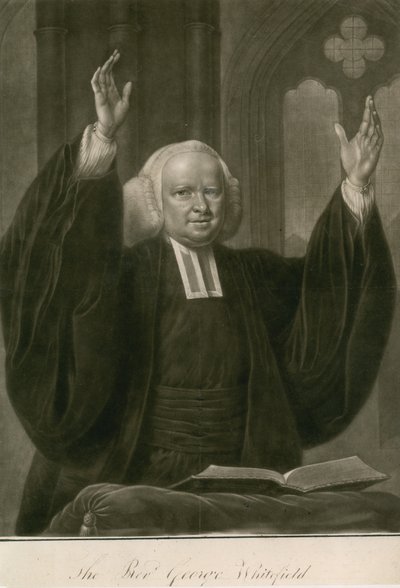Reverend George Whitefield, MA, jeden ze zakladatelů metodismu od English School
