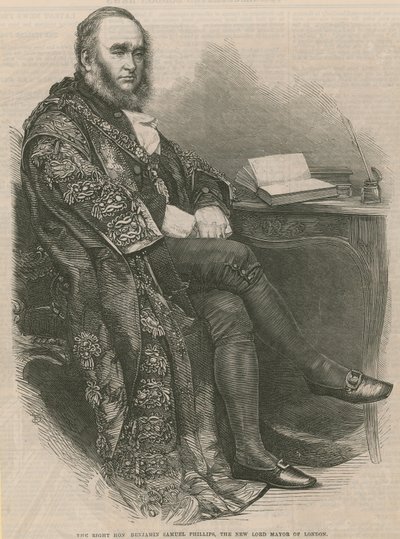 Ctihodný Benjamin Samuel Phillips, nový primátor Londýna od English School