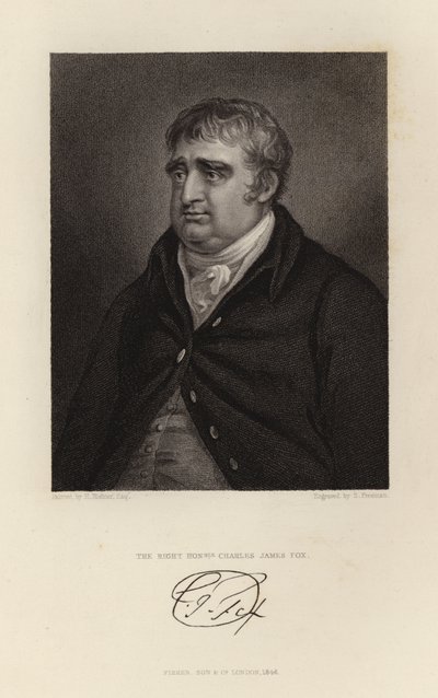 Ctihodný Charles James Fox od English School