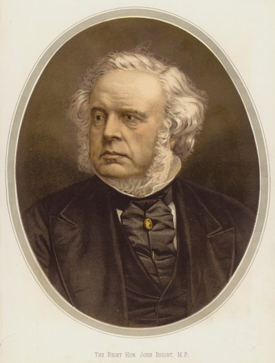 Ctihodný John Bright, poslanec (chromolit) od English School