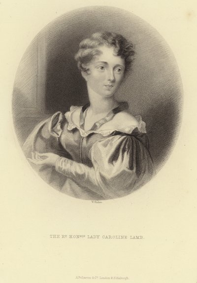Správná ctihodná lady Caroline Lamb od English School