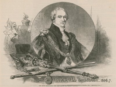 Ctihodný Lord starosta Sir George Carroll od English School